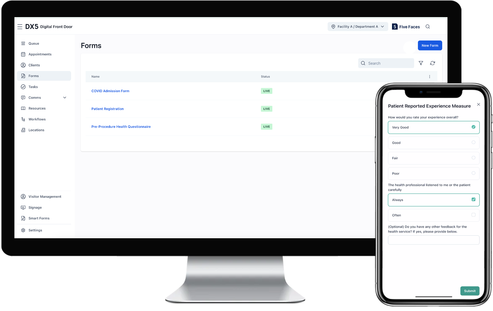 Smart Form Health Solutions Australia | Five Faces