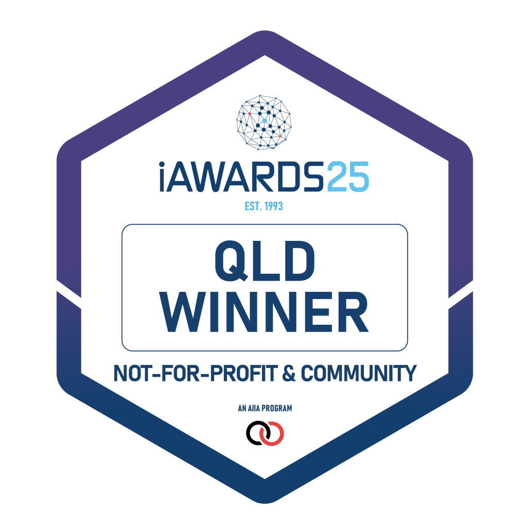 iAwards 2025 QLD Winner Not-for-Profit and Community category